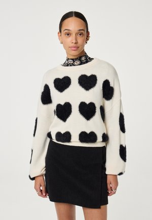 HEART - Trui - off white