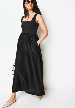 SQUARE NECK  - Maxi dress - black