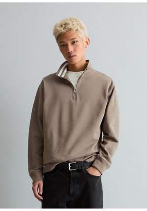 TROYER  - Sweatshirt - cold taupe