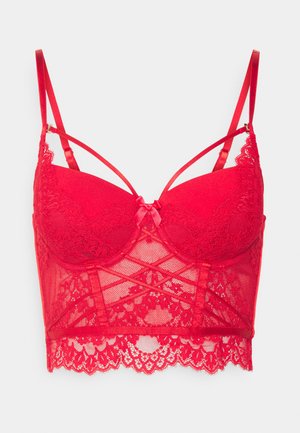 CLAIRE - Push-up bra - tango red