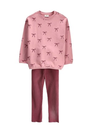 Coccodrillo, KOMPLET SET - Leggings - Trousers - dark red