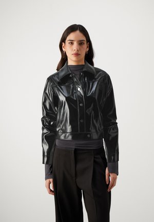 AIOTA - Faux leather jacket - black