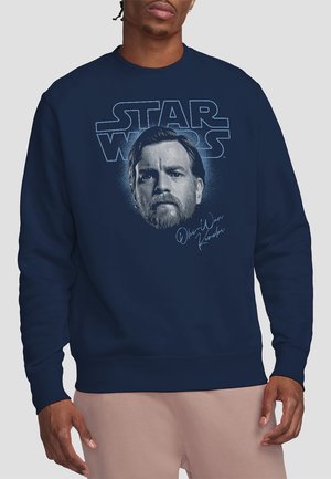 EPISODE 3 JEDI MASTER OBI-WAN PORTRAIT - Sweatshirt - dark blue
