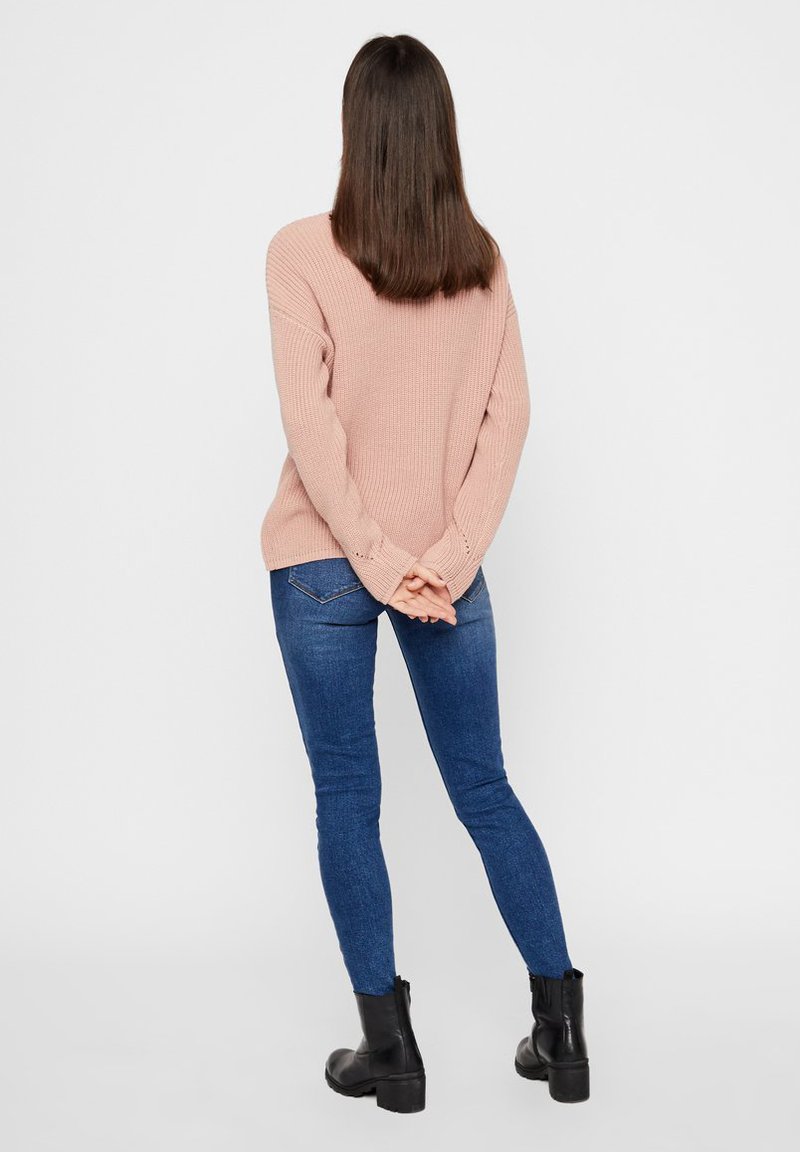 Damen Strickjacken | Pieces PCKARIE O NECK Strickpullover misty rose/rosa - FB15281 Damen Strickjacken | Pieces PCKARIE O NECK Strickpullover misty rose/rosa - FB15281