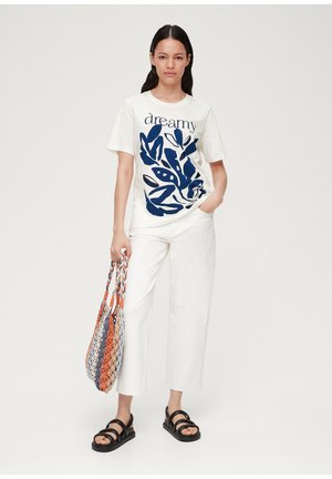 MIT FRONTPRINT - T-shirt imprimé - ecru