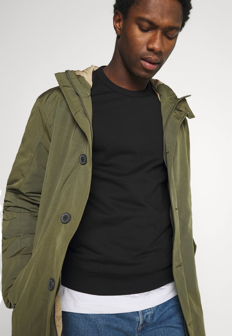 Herren Kapuzenpullover | Farah TIM CREW Sweatshirt black/schwarz - CF53841 Herren Kapuzenpullover | Farah TIM CREW Sweatshirt black/schwarz - CF53841
