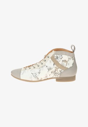 Think!, THINK GUAD 2 3-000618-1010 HELL-GRAU - Schnürstiefelette - bianco kombi