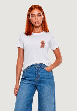 I AM, Camiseta estampada - white