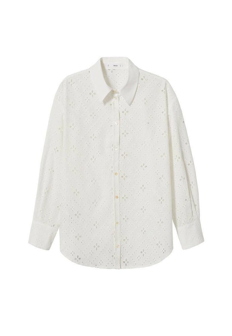 Mango Overhemdblouse crème