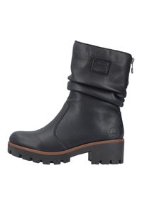 Rieker Botines con plataforma - black