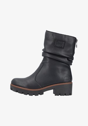 Rieker Plateaustiefelette - black