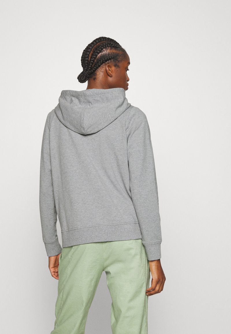 Patagonia AHNYA FULL ZIP HOODY - Zip-up sweatshirt - salt grey  heather/mottled grey - Zalando.de