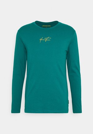 Långärmad tröja - turquoise