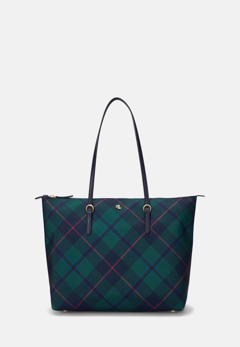 Lauren Ralph Lauren NYLON MEDIUM KEATON TOTE BAG - Maisiņveida soma - refined navy