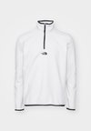 GLACIER ¼ ZIP - EMBROIDERED LOGO - Polárpulóver - gardenia white