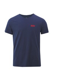 Levi's® GRAPHIC TEES 3 PACK - T-shirt basique - white/medium heather grey/dress blues
