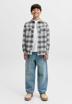 Jack & Jones Junior, JORFREDERIKSBERG MONOGRAM TEE SS CN JNR - T-shirt basic - bright white