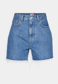 MOM SHORT - Shorts vaqueros - denim medium