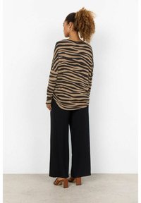 Soyaconcept SC-BIARA AOP 118 - Langærmet T-shirt -  desert brown melange c