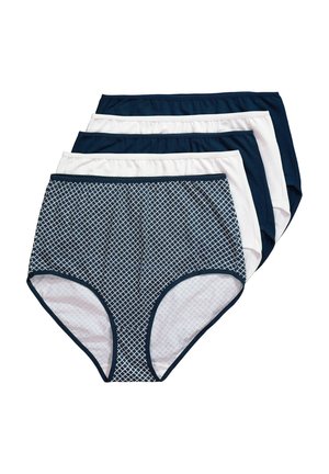 5ER-PACK MUSTER EINFARBIG HIGH WAIST - Trosor - midnight blue