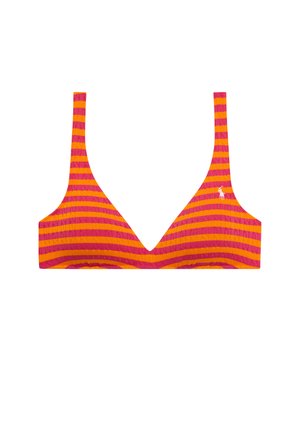 V NECK HOOK BACK BRA - Vrchný diel bikín - desert pink/sail orange