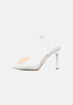 Sandalen met hoge hak - transparent