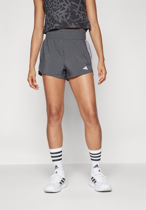 PACER STRIPES HIGH RISE - Sports shorts - grey/white