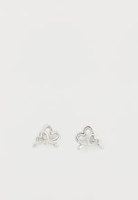 EMBRACED HEARTS - Uhani - silver-coloured