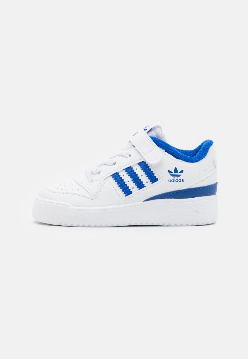 adidas Originals - FORUM UNISEX - Matalavartiset tennarit - footwear white/team royal blue, Suurenna