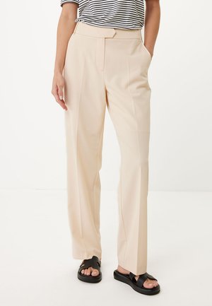 Wide Leg Pantalon - Broek - light sand