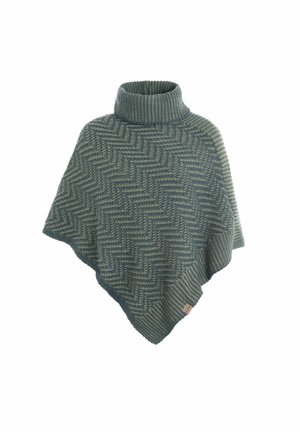 Knit Factory AMBER - Poncho - laurel urban green
