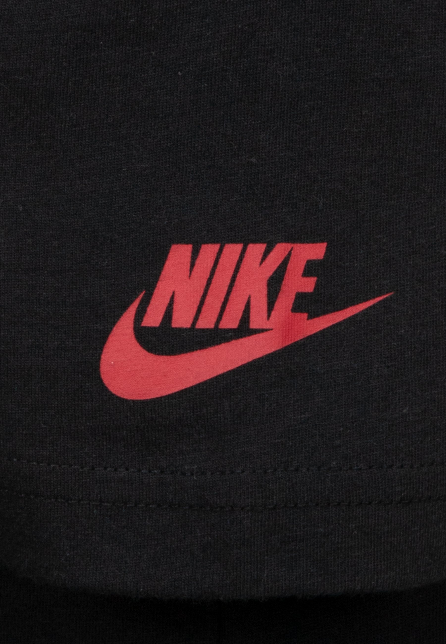 nike logo red and black