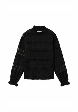 REGULAR FIT - Blus - black