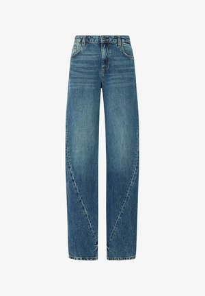 LIU JO, LIU JO JEANS WITH ASYMMETRICAL SEAMS - Χαλαρό τζιν - blue denim