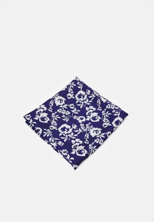 CHARLOTTE SILK TWILL SQUARE SCARF - Foulard - navy