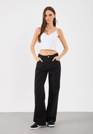 Even&Odd 2 PACK - Top - white/dark blue
