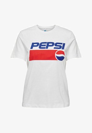 PEPSI - Print T-shirt - bright white