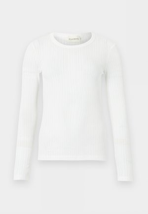 CREW NECK LONG SLEEVE - Μπλούζα με μακριά μανίκια - ivory