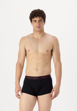 HUGO TRIPLET 3 PACK - Trunks - black/red/khaki