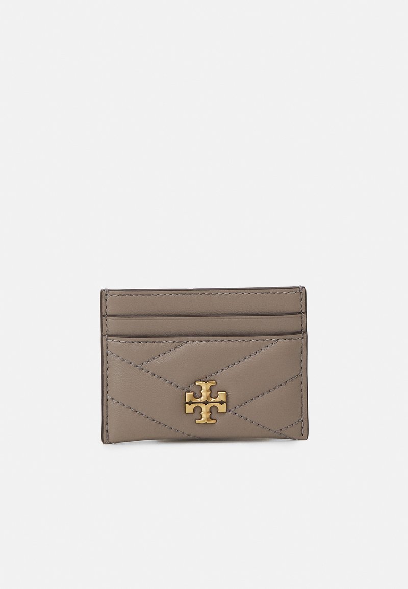 Tory Burch - KIRA CHEVRON CARD CASE - Plånbok - gray heron, Förstora