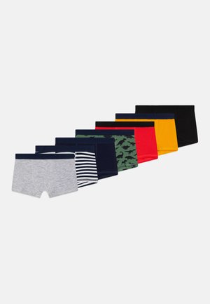 7 PACK - Culotte - mottled light grey/red/dark blue