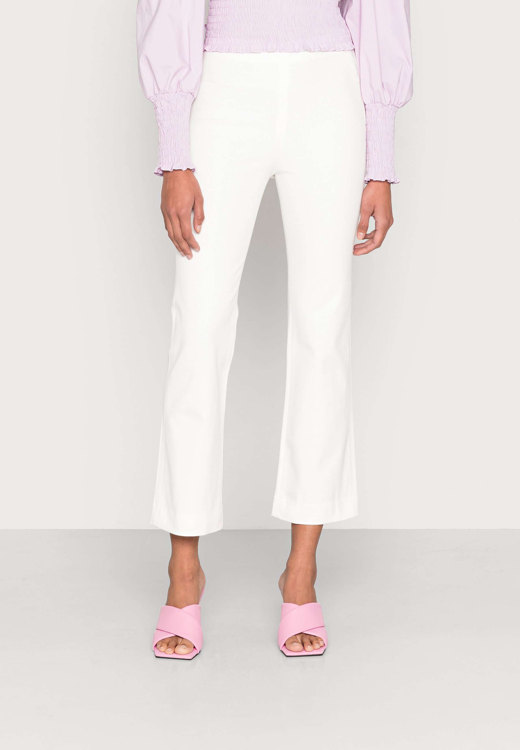 ARKET Trousers - white - Zalando.co.uk