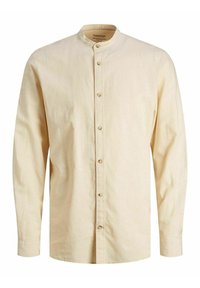 Jack & Jones JJESUMMER BAND LINEN MIX SHIRT - Pluus - apricot ice