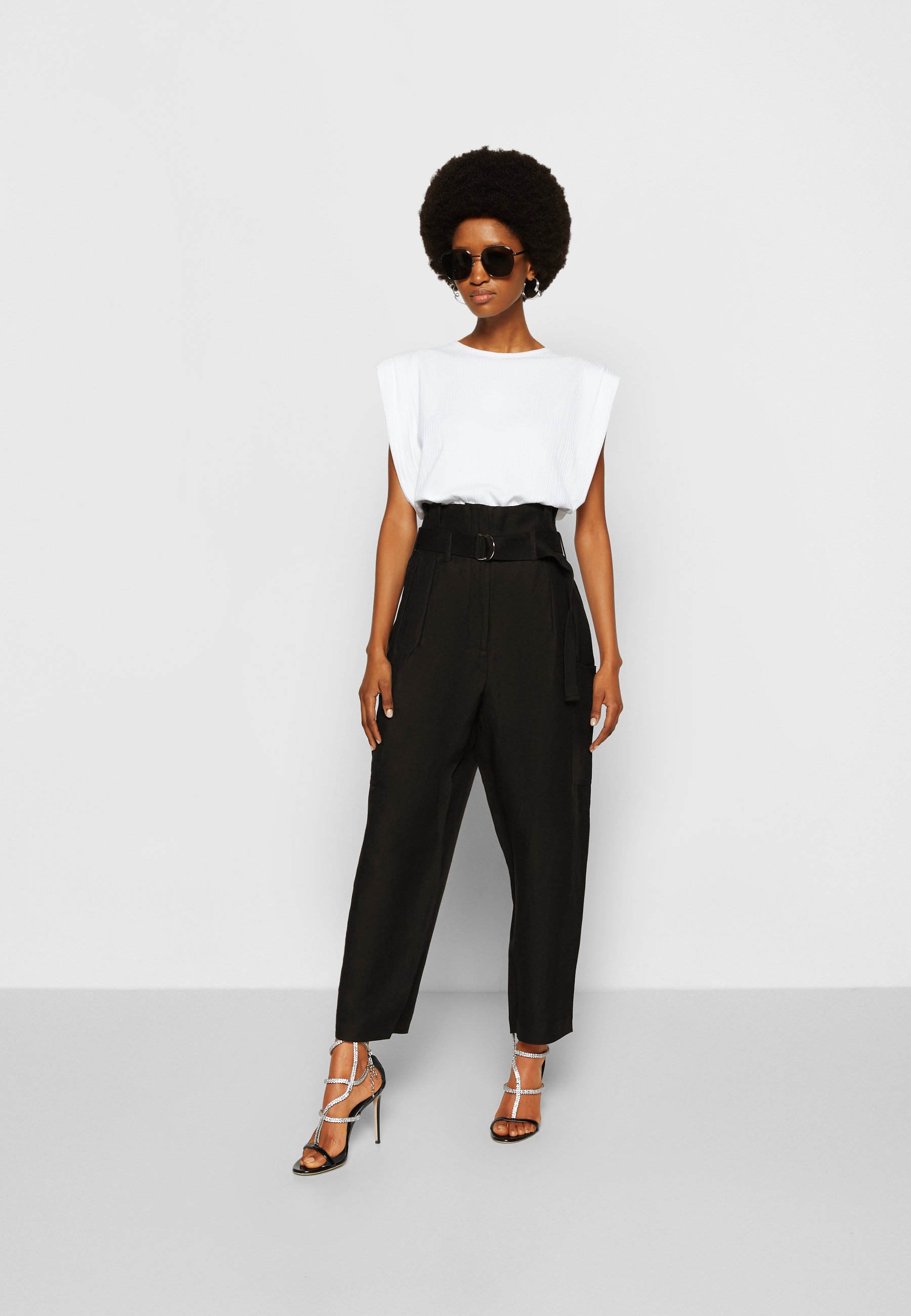 Iro MASIT - Broek - black/zwart - Zalando.nl