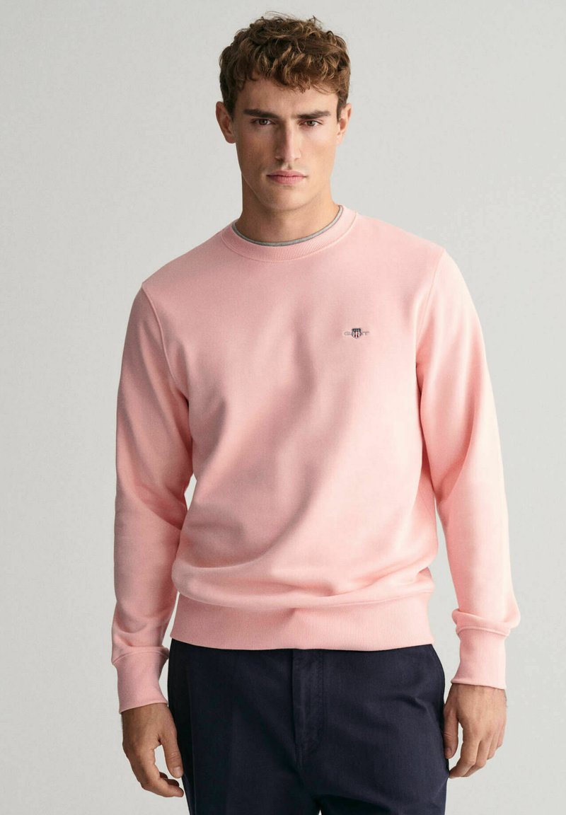 GANT SHIELD C NECK - Sweatshirt - rose