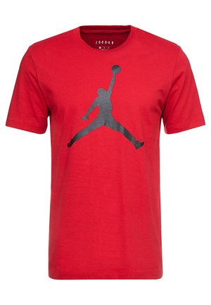 Jordan JUMPMAN CREW - T-Shirt print - gym red/black