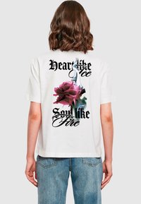 Mister Tee SOUL LIKE FIRE - T-shirts print - white