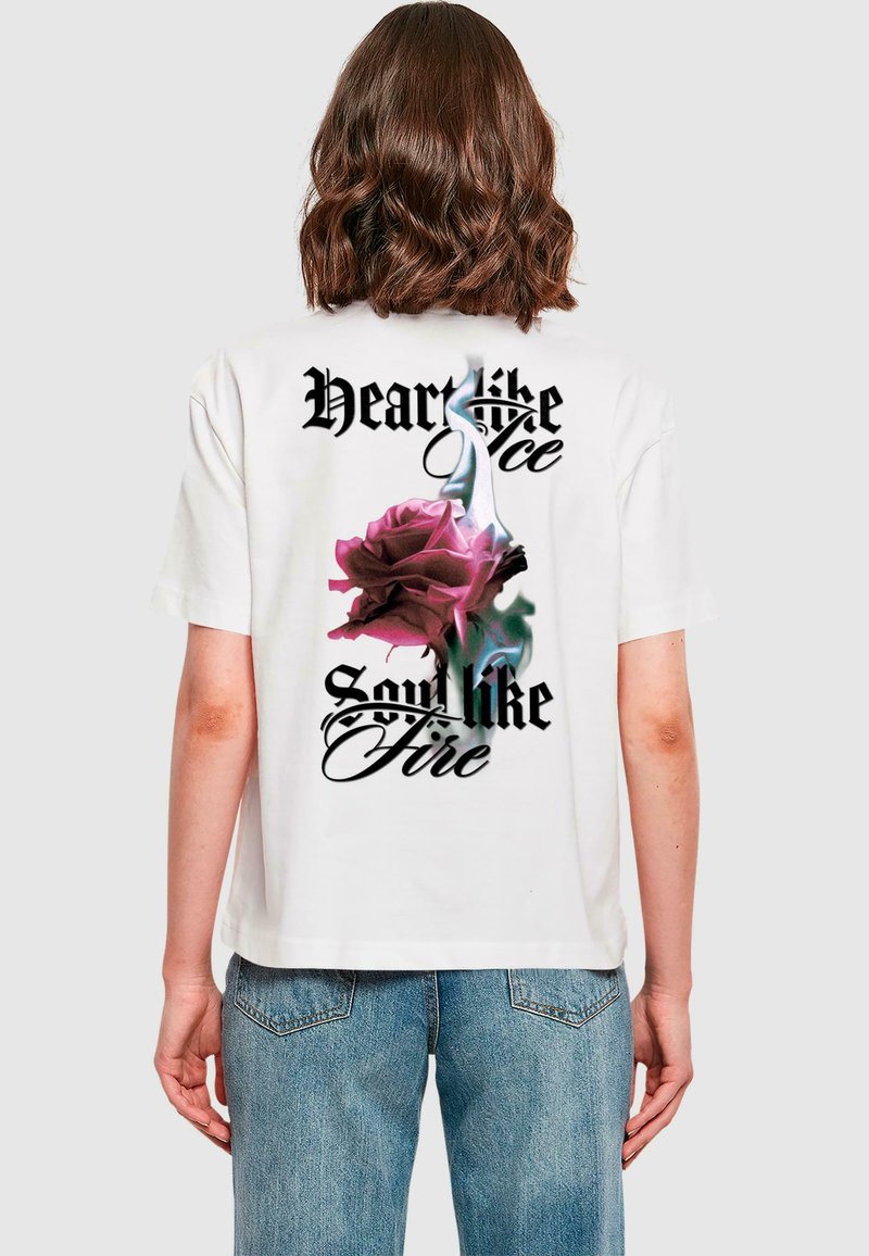 Mister Tee SOUL LIKE FIRE - T-shirts print - white