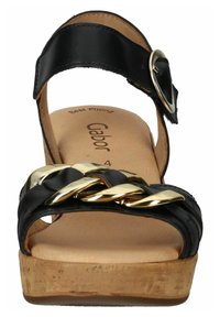 Gabor Clogs - schwarz/gold