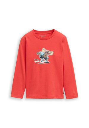 LANGARM MIT PRINT - Long sleeved top - soft red